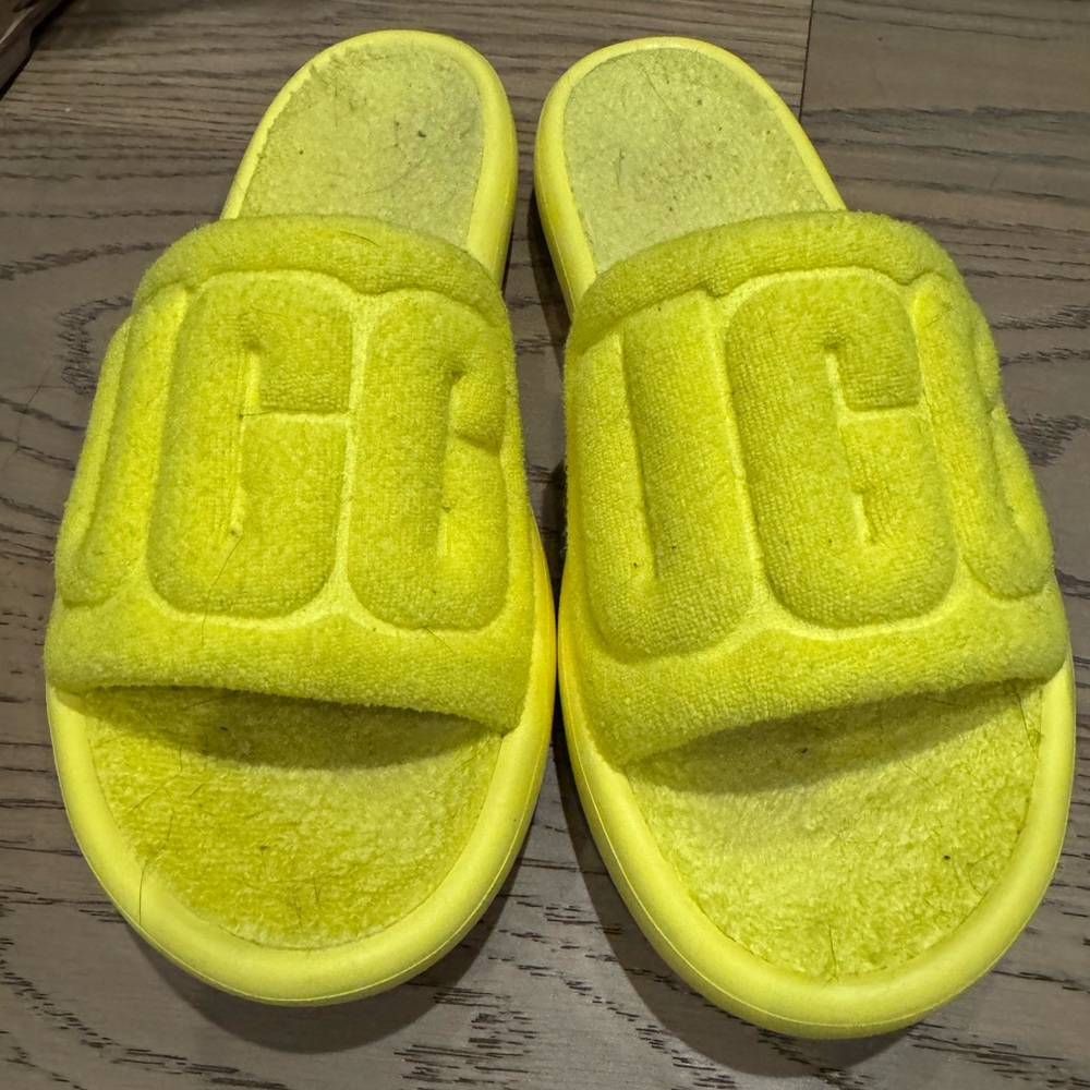 UGG Kids Bright Yellow Slippers